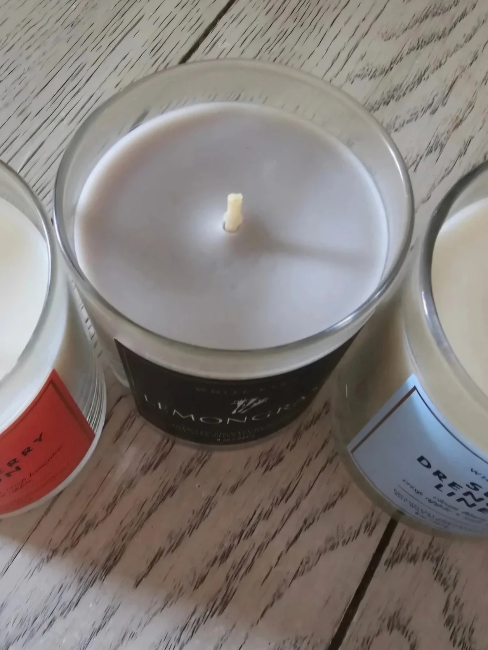 Bath & Body Works Single Wick Candles – Set of 3